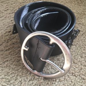 Black Leather Belt